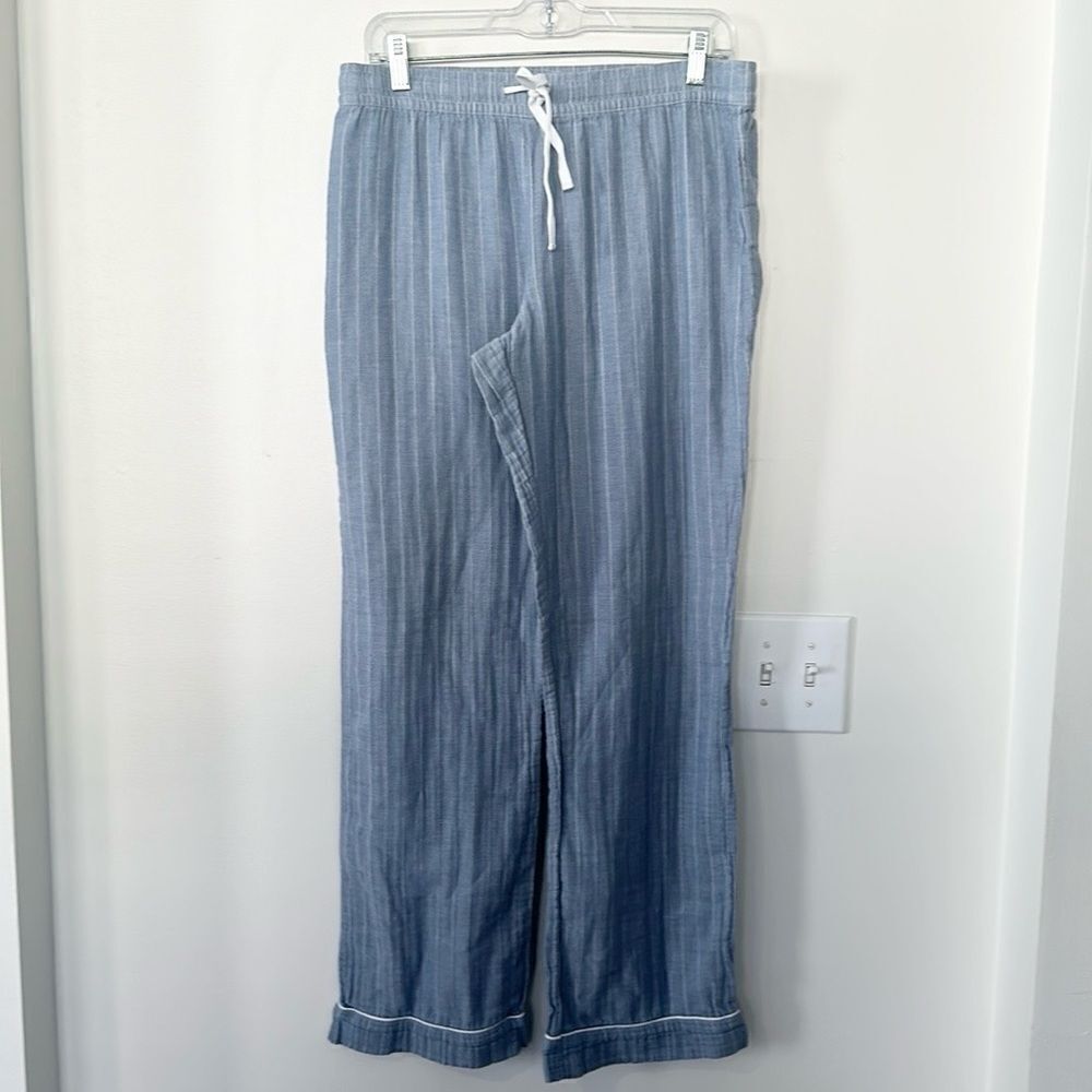UGG Cotton Striped Pajama Bottoms L